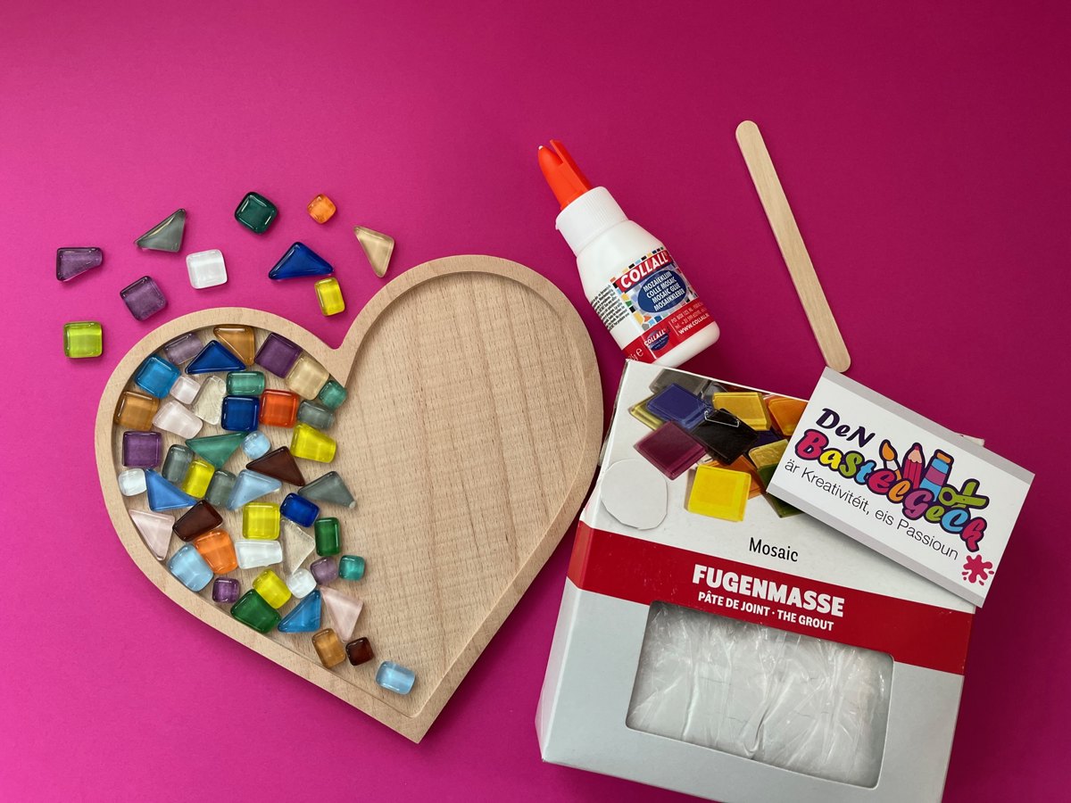 Set mosaïque - Coeur